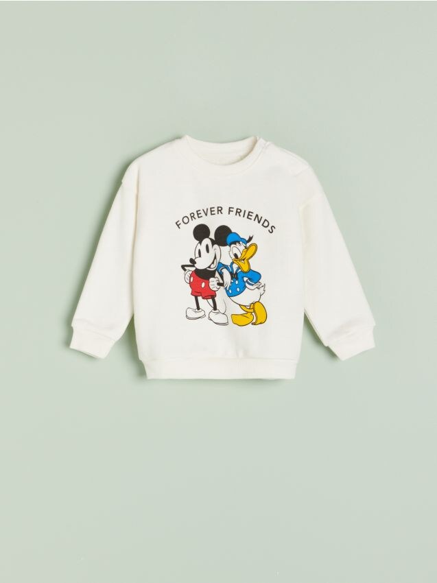 Mikina s vysokým podílem bavlny Disney - krémová - 2156E-01X - RESERVED