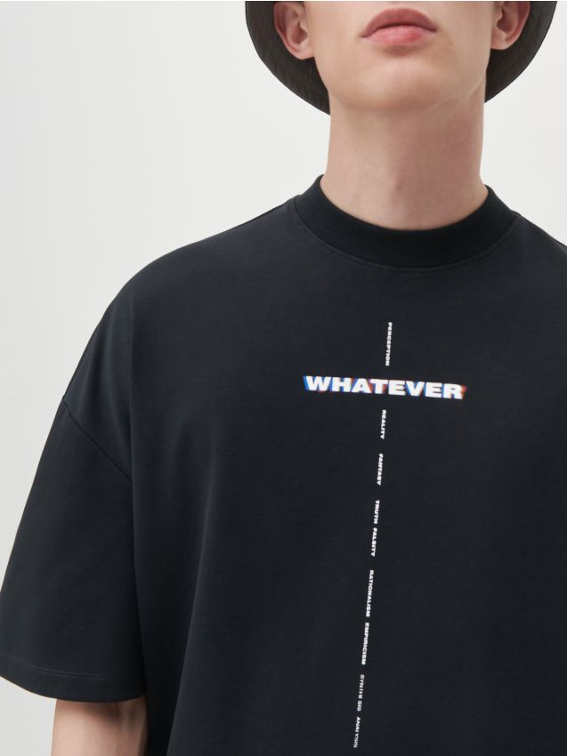 Printed t-shirt - black - 2395C-99X - RESERVED
