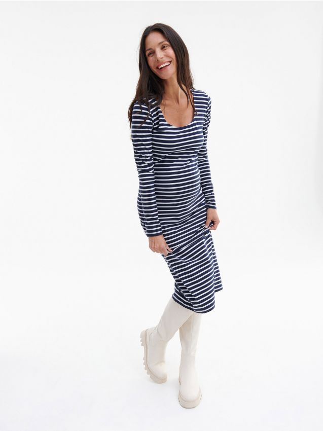 Vestito in misto cotone biologico - Multicolore - RESERVED