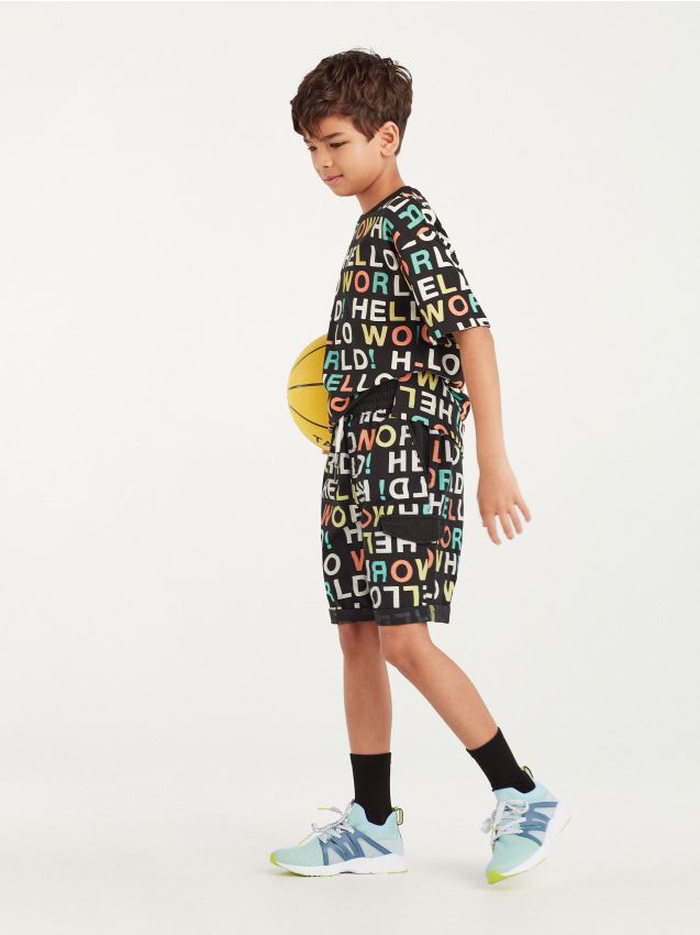 Printed shorts - black - 2505E-99X - RESERVED