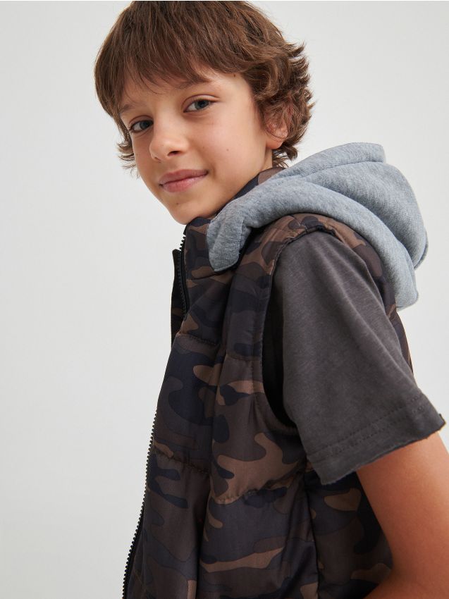 BOYS` OUT VEST - zelená - 3145G-87X - RESERVED
