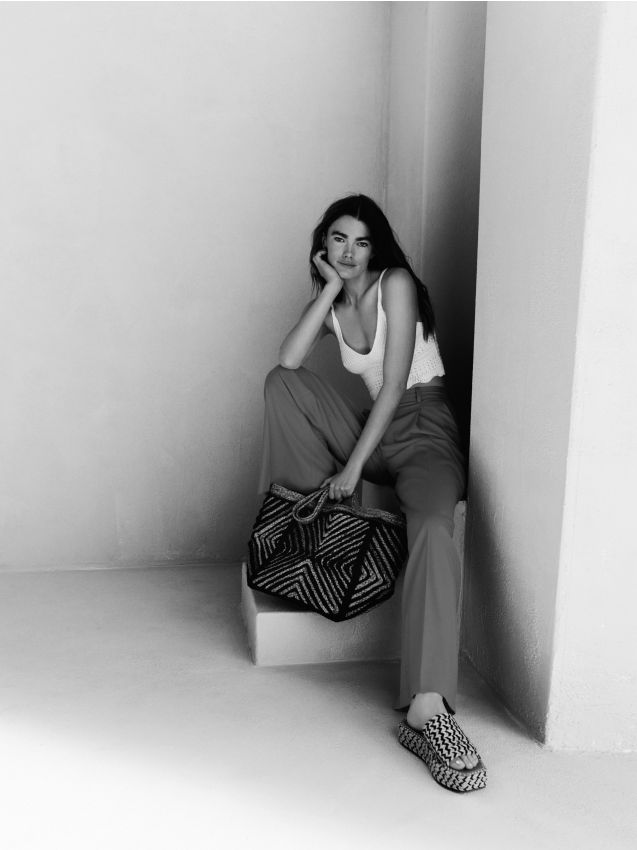 Bolso shopper de yute - trigo - 3173I-12X - RESERVED