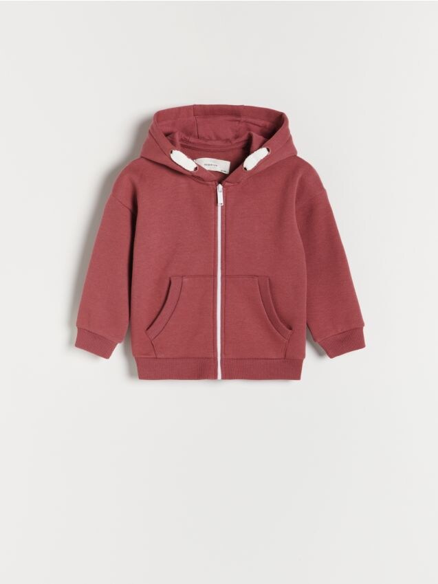 Bluza dresowa z kapturem - mauve - 3660G-34X - RESERVED
