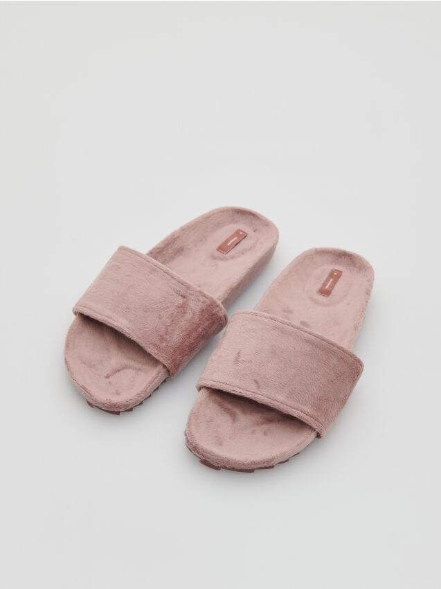 LADIES` SLIPPERS - кофейный - 4859H-84X - RESERVED