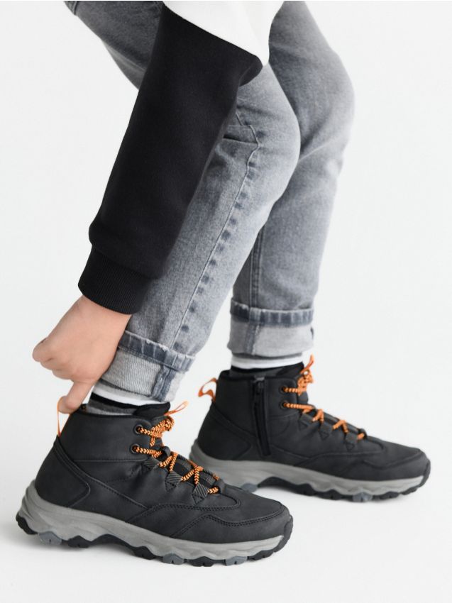 Ocieplane buty trekkingowe - czarny - 5223G-99X - RESERVED