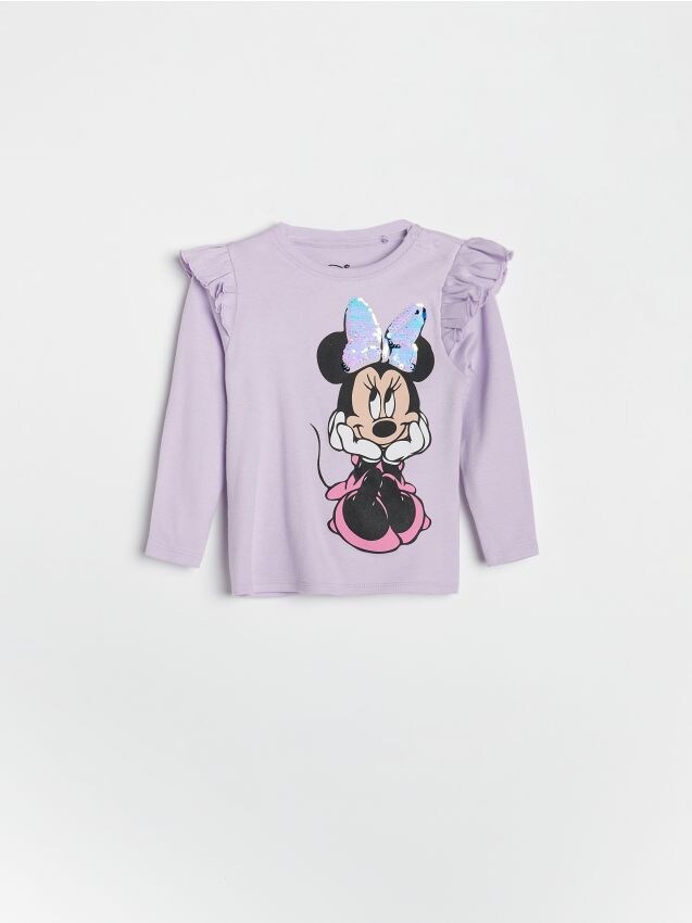 Minnie Mouse blouse with sequin appliqué - lavender - 6063G-04X - RESERVED