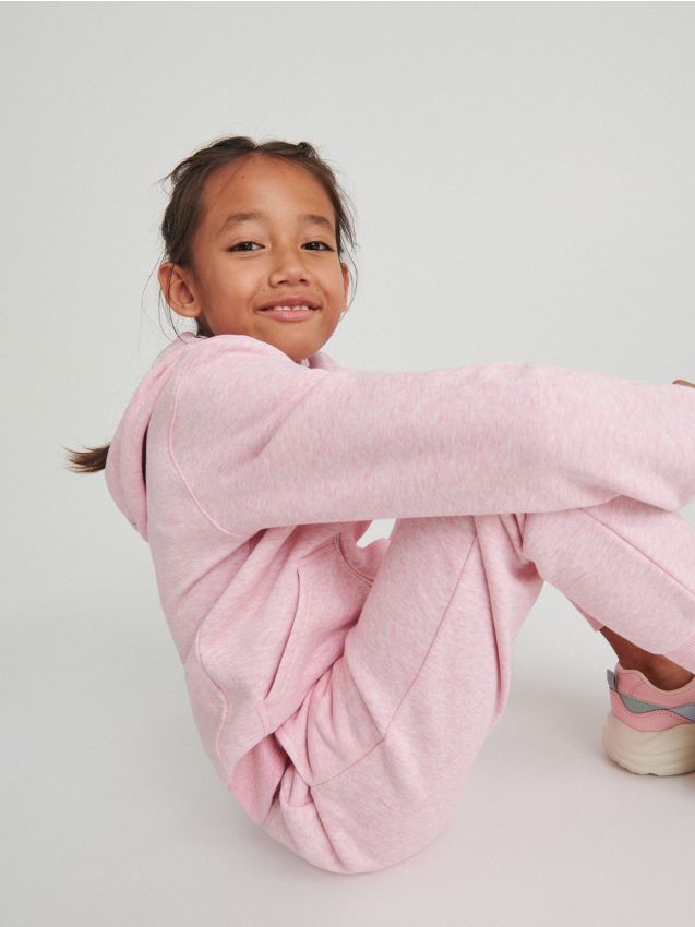 Sweatshirt with hood - pink - 6077G-30M - RESERVED