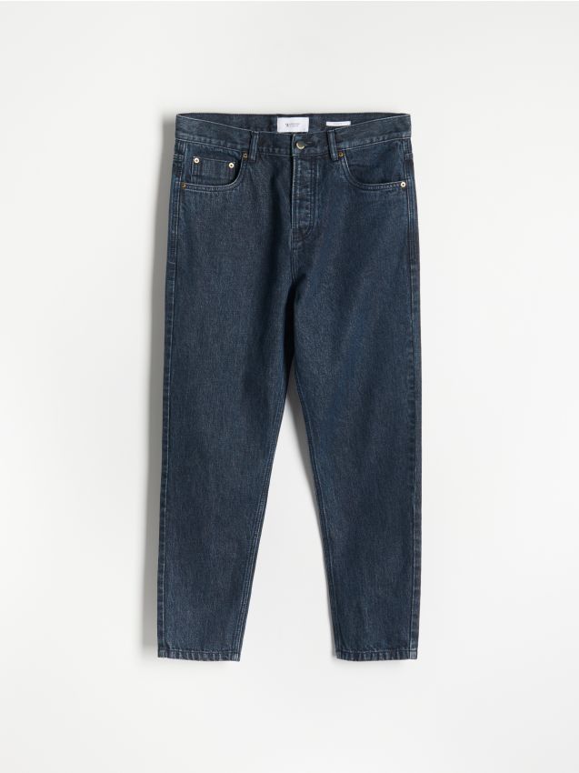 Hose im Carrot-Fit - marineblau - RESERVED