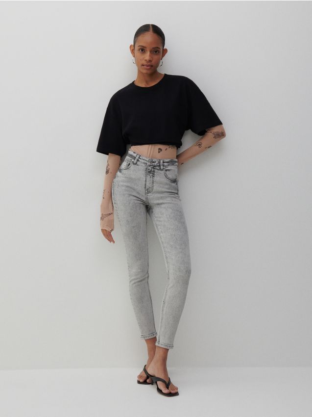 Джинсы slim - light grey - RESERVED