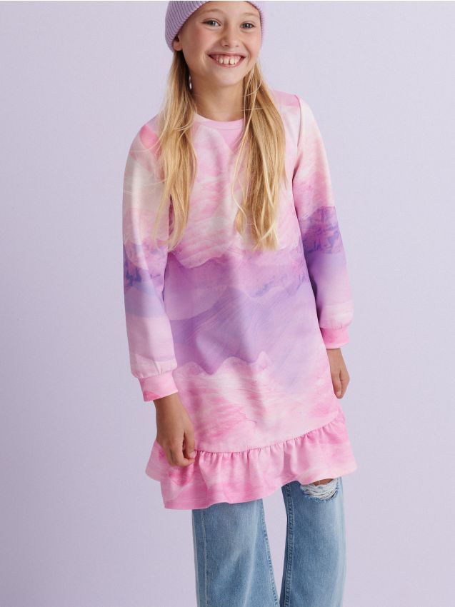GIRLS` DRESS - multicolor - 6980G-MLC - RESERVED