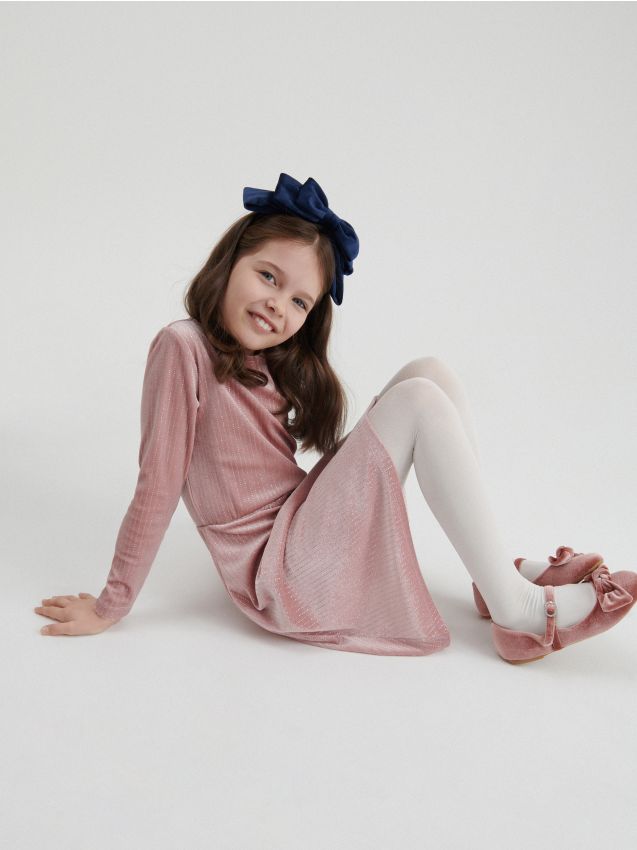 GIRLS` DRESS - розов - 7000G-30X - RESERVED