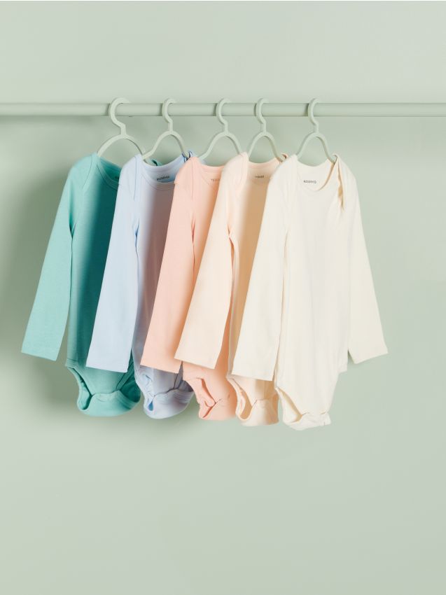 BABIES` BODY SUIT MULTI - krémová - 7187G-01X - RESERVED