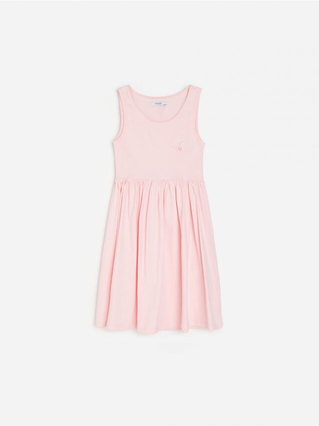GIRLS` DRESS - růžová - 7257E-30X - RESERVED