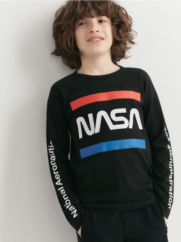 Buy Online Minecraft Print Long Sleeve T Shirt Reserved 5813a 99x - t shirt roblox nasa