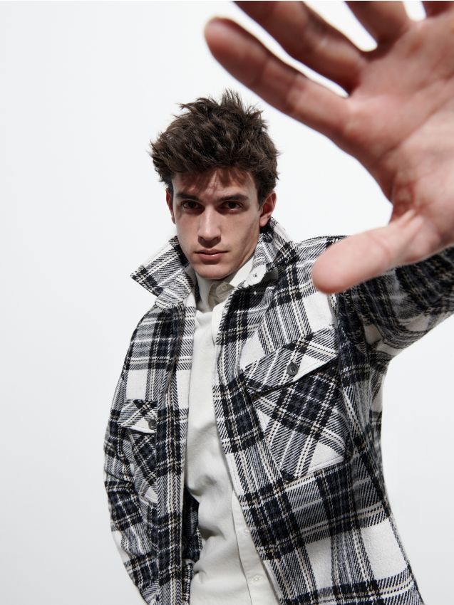 Giacca-camicia a quadri - Multicolore - 8484H-MLC - RESERVED