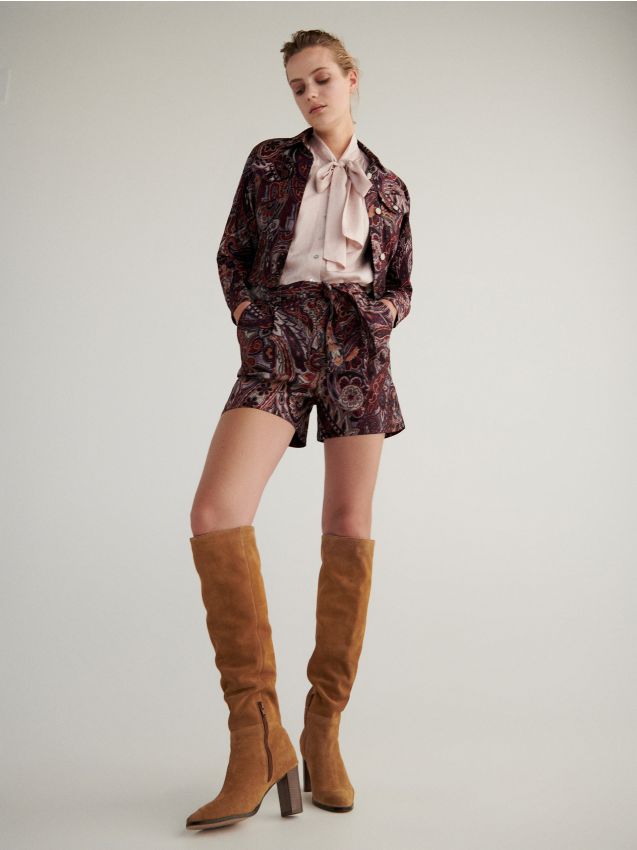 Patterned shorts - multicolor - 9805B-MLC - RESERVED