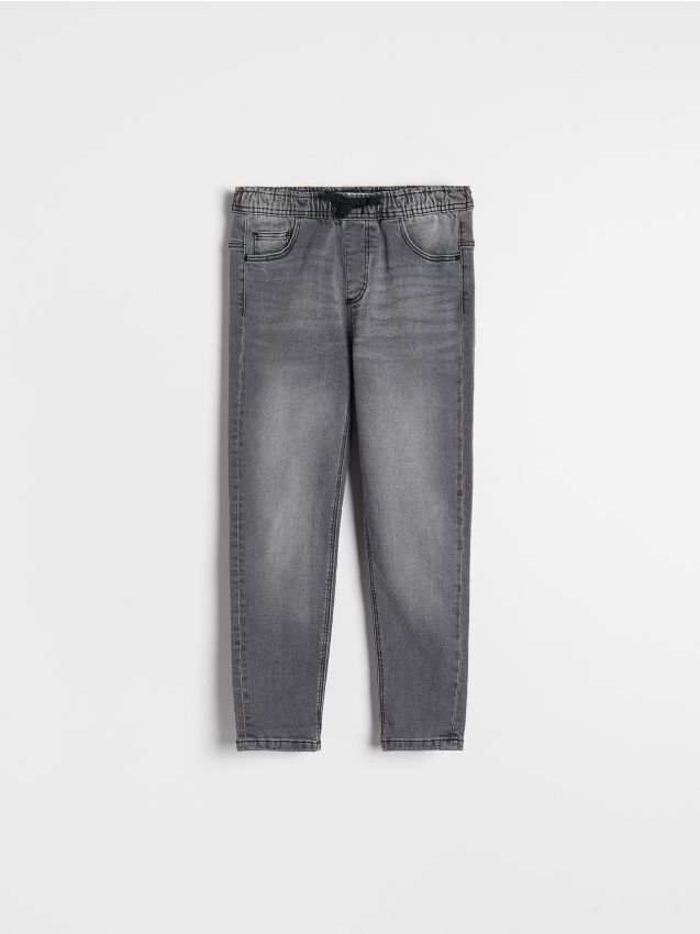 Stretch-Jeans im Carrot-Fit - grau - RESERVED