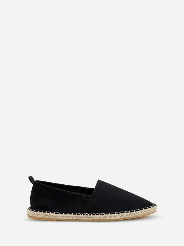 Cotton espadrilles - black - UX092-99X - RESERVED