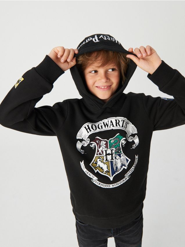 Harry Potter sweatshirt with print - black - WE762-99X - RESERVED