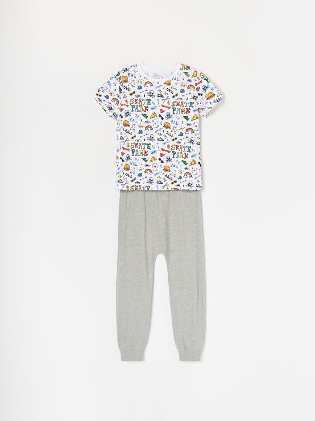 Cotton PJ's - white - WS619-00X - RESERVED