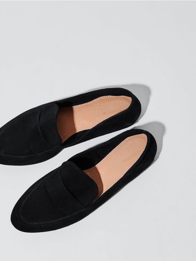 Leather loafers - black - WS694-99X - RESERVED