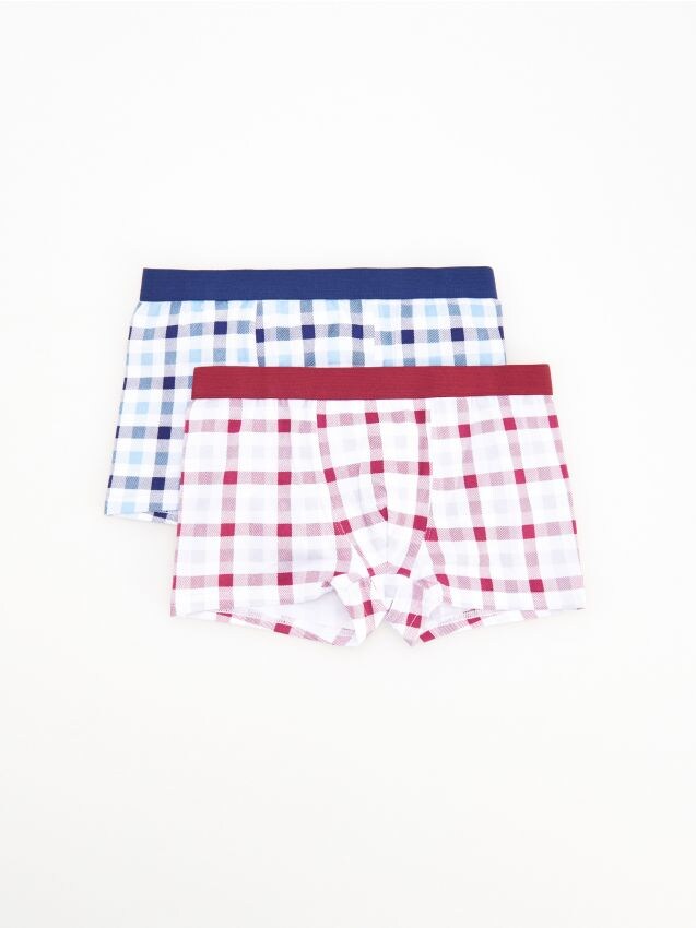 Bokserki z bawełny organicznej 2 pack - granatowy - WV139-59X - RESERVED