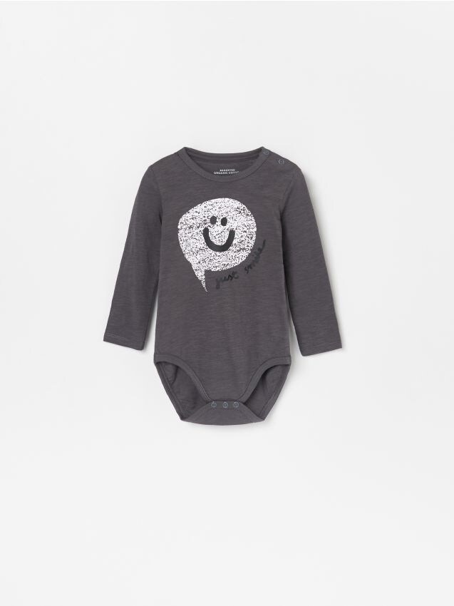 Babies` body suit - Grigio - XG966-90X - RESERVED