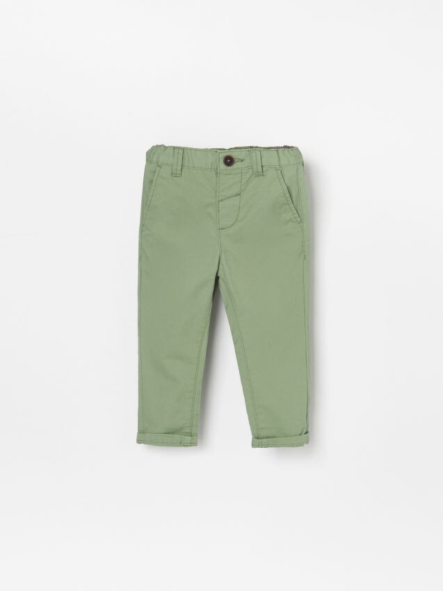 Spodnie chino - zielony - XH727-77X - RESERVED