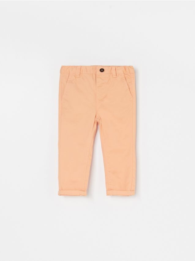 Bawełniane spodnie chino - pomarańczowy - XH735-24X - RESERVED