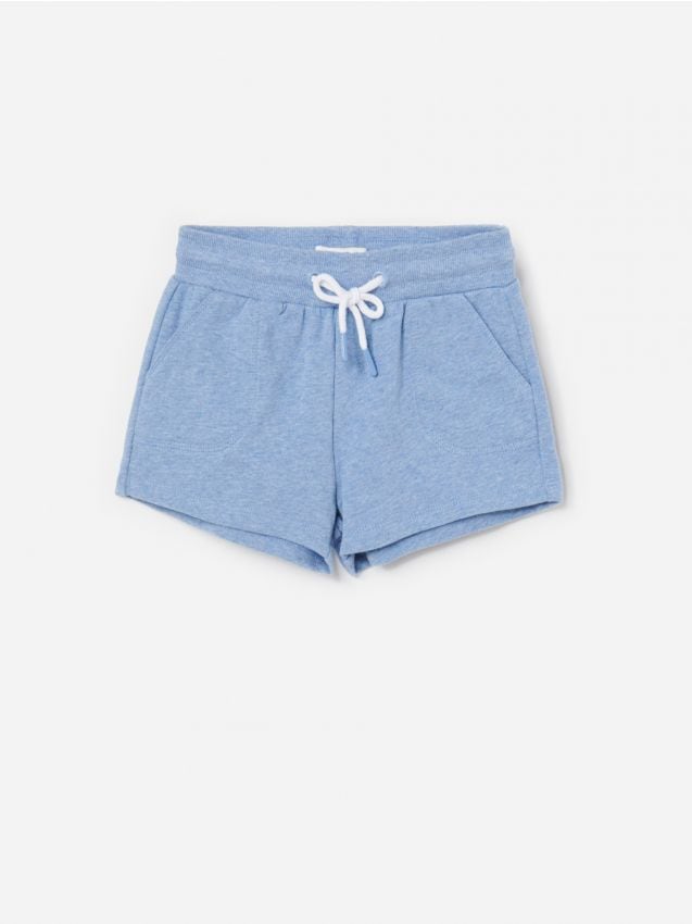 Pantaloni corti per ragazze - Blu - XH922-50M - RESERVED
