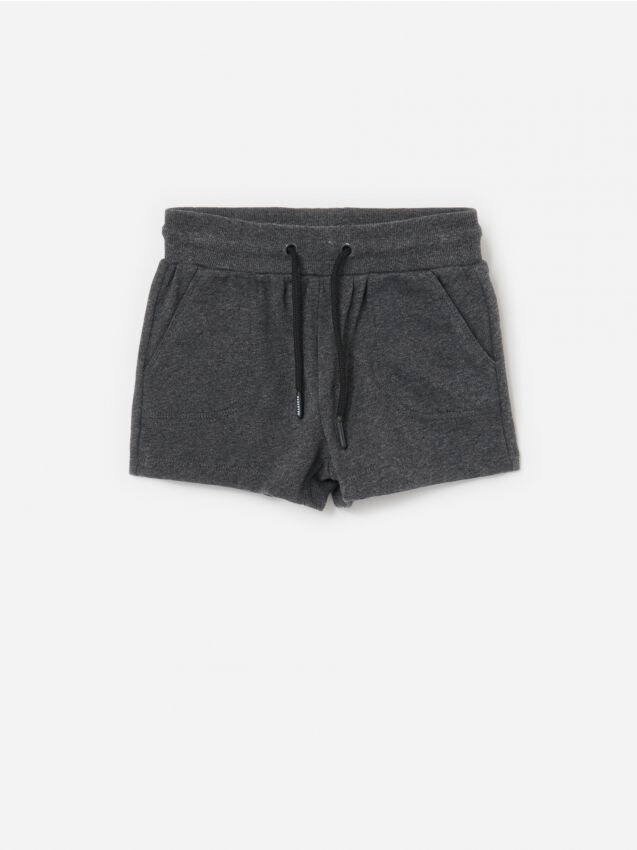Melange sweat shorts - black - XH922-99M - RESERVED