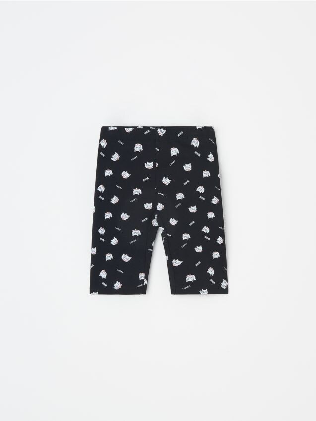 Cotton rich bikers shorts - black - XH923-99X - RESERVED