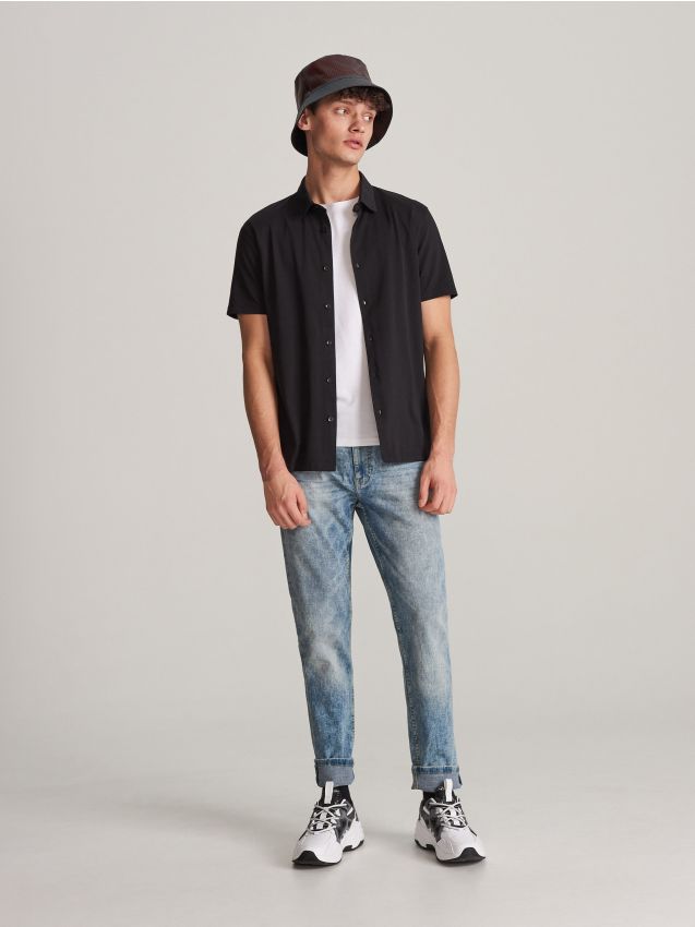 Džíny slim fit - modrá - XJ166-55J - RESERVED