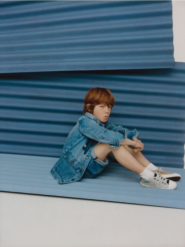Boys` jacket - blue - XP487-50J - RESERVED
