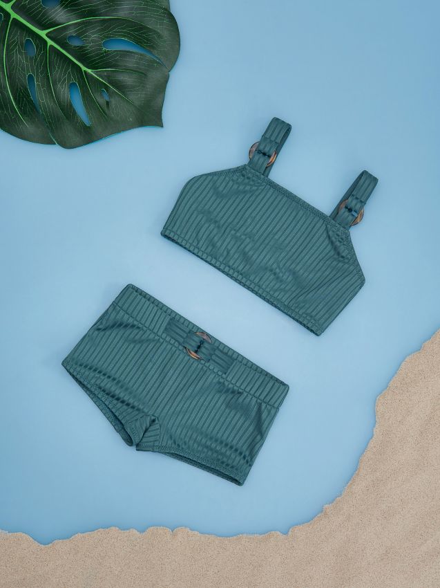 Two piece swimsuit - turquoise - XR503-67X - RESERVED
