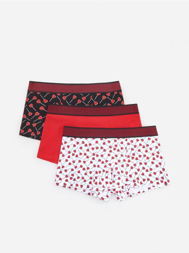 MEN`S BOXER SHORTS - red - XR605-33X - RESERVED
