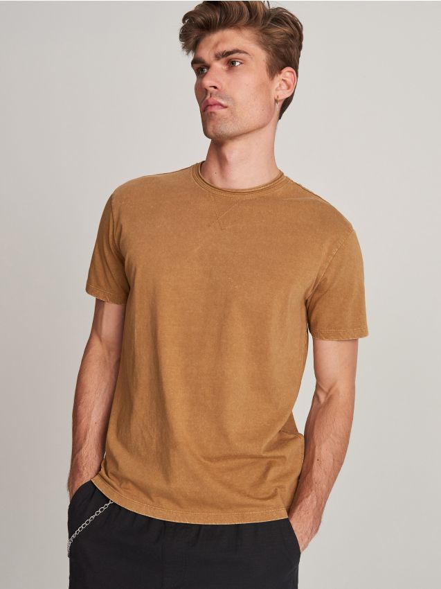 Herren t-shirt - gelb - XS128-18X - RESERVED