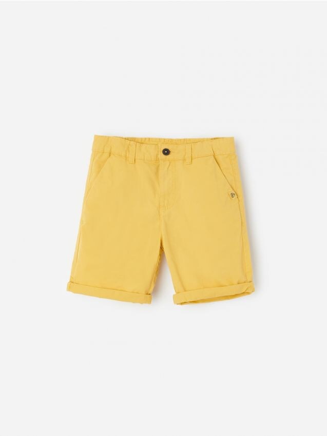 Bermuda en coton - Jaune - XT049-11X - RESERVED