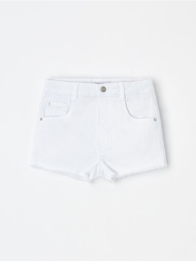Cotton shorts - white - XT748-00X - RESERVED