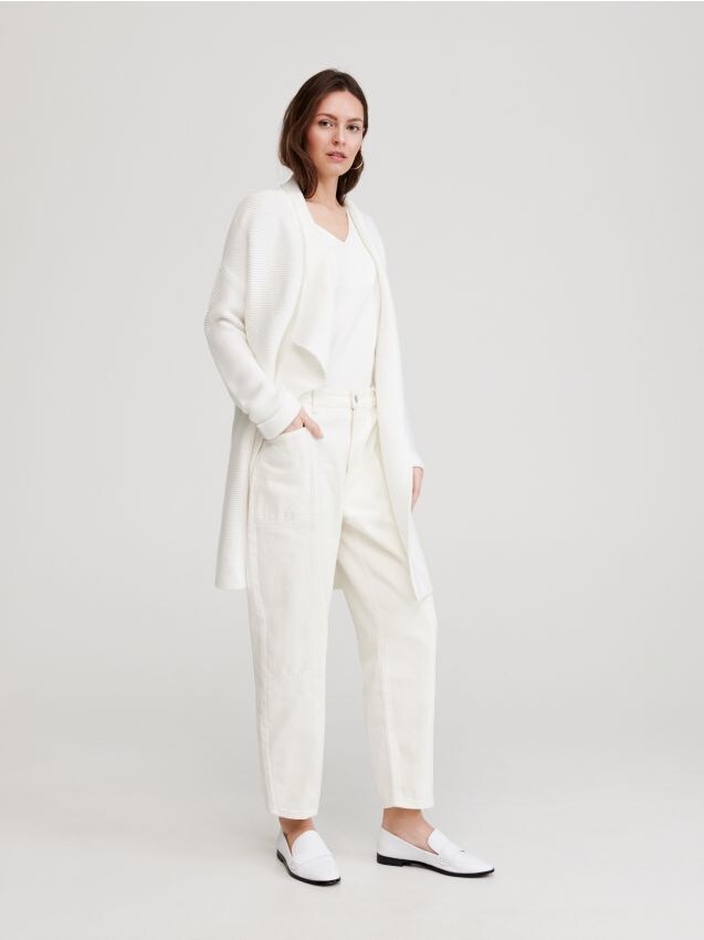 Ladies` sweater - ivory - XW248-01X - RESERVED
