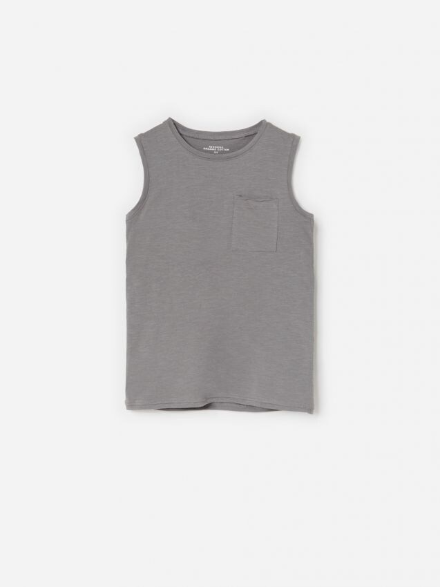 Top z organické bavlny - dark grey - XW573-90X - RESERVED
