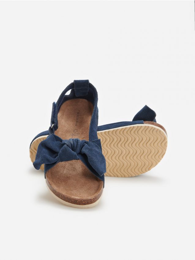 Sandales en cuir - Marine - YB611-59X - RESERVED