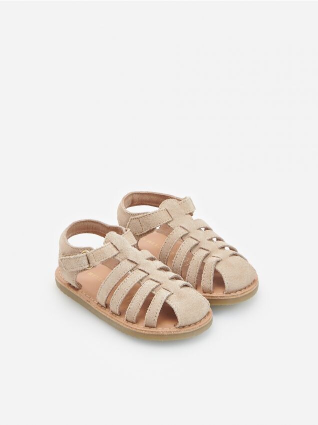 Suede sandals - ivory - YD197-01X - RESERVED