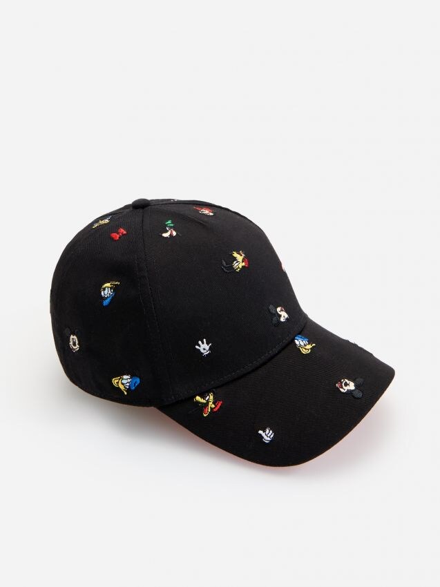 Șapcă cu motive inspirate de personaje Disney - negru - YF602-99X - RESERVED