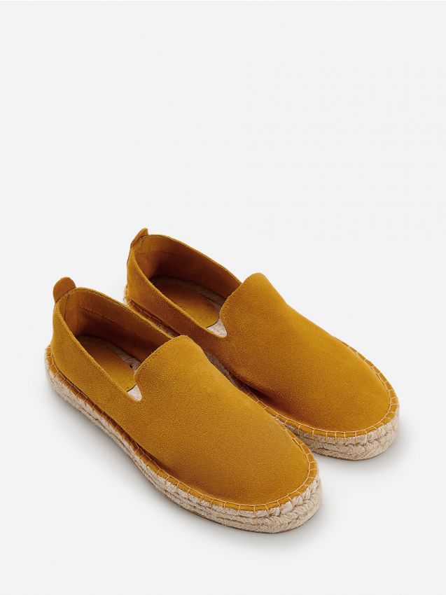Suede espadrilles - yellow - YG288-18X - RESERVED