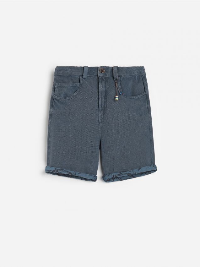 Pantaloni corti per ragazzi - Blu - YG339-95X - RESERVED