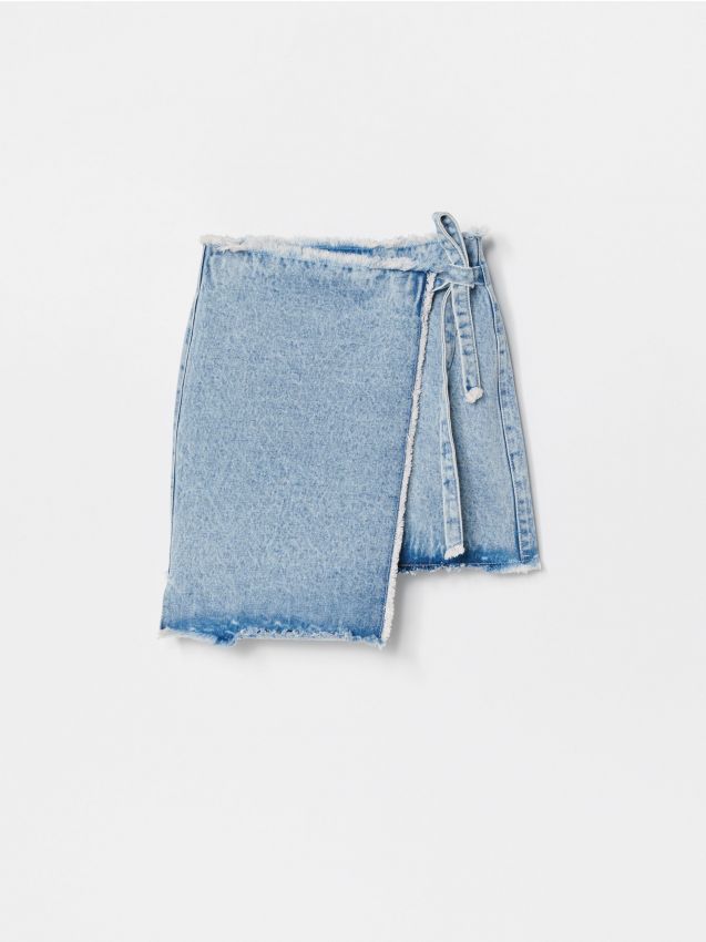 Girls` skirt - blue - YG414-05J - RESERVED