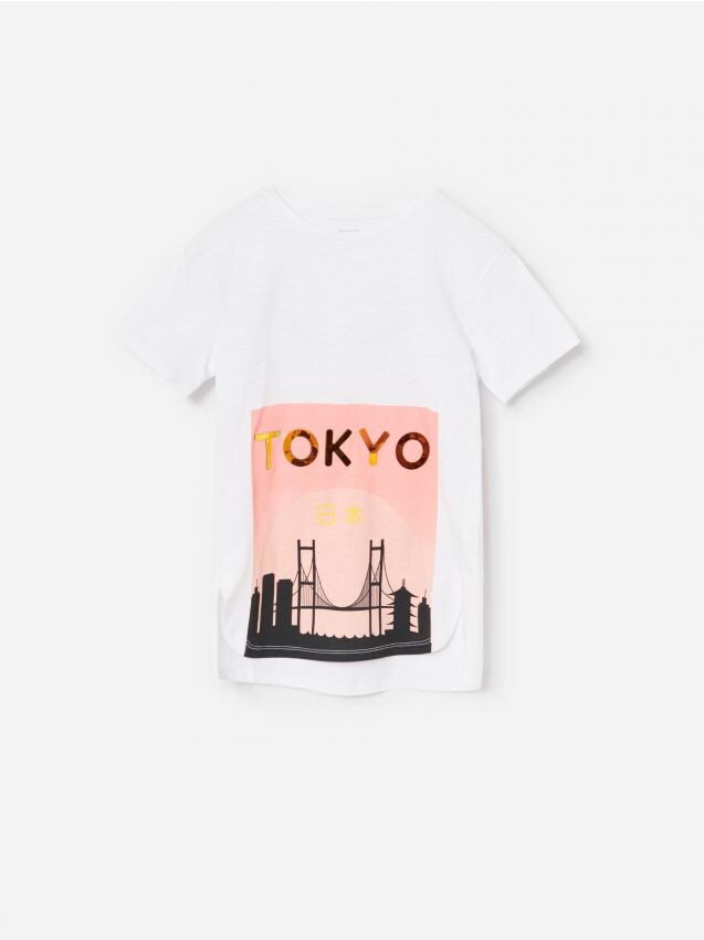 Tricou fete - alb - YG695-00X - RESERVED