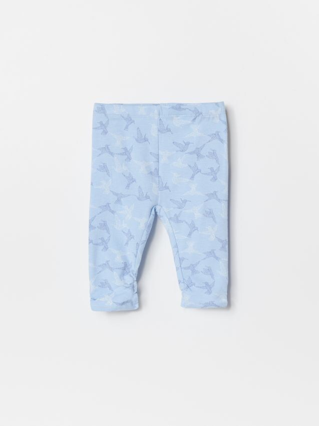 Patterned leggings - blue - YG741-50X - RESERVED