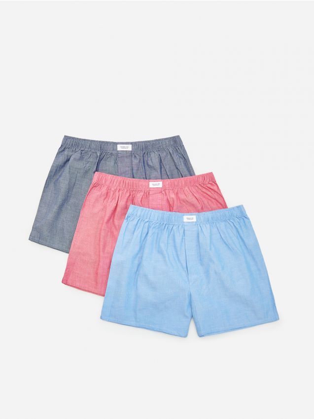 Cotton boxers 3 pack - navy - YH132-59X - RESERVED